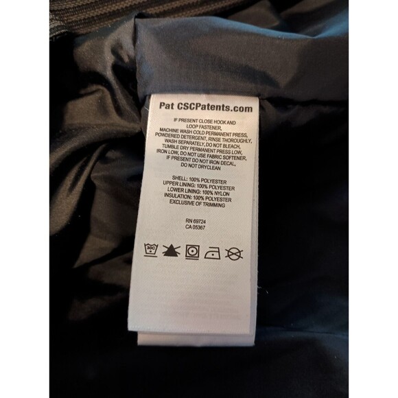 Columbia Tipton Peak Jacket Mens Small Gray Black Omni Heat Shield Waterproof - Picture 8 of 14